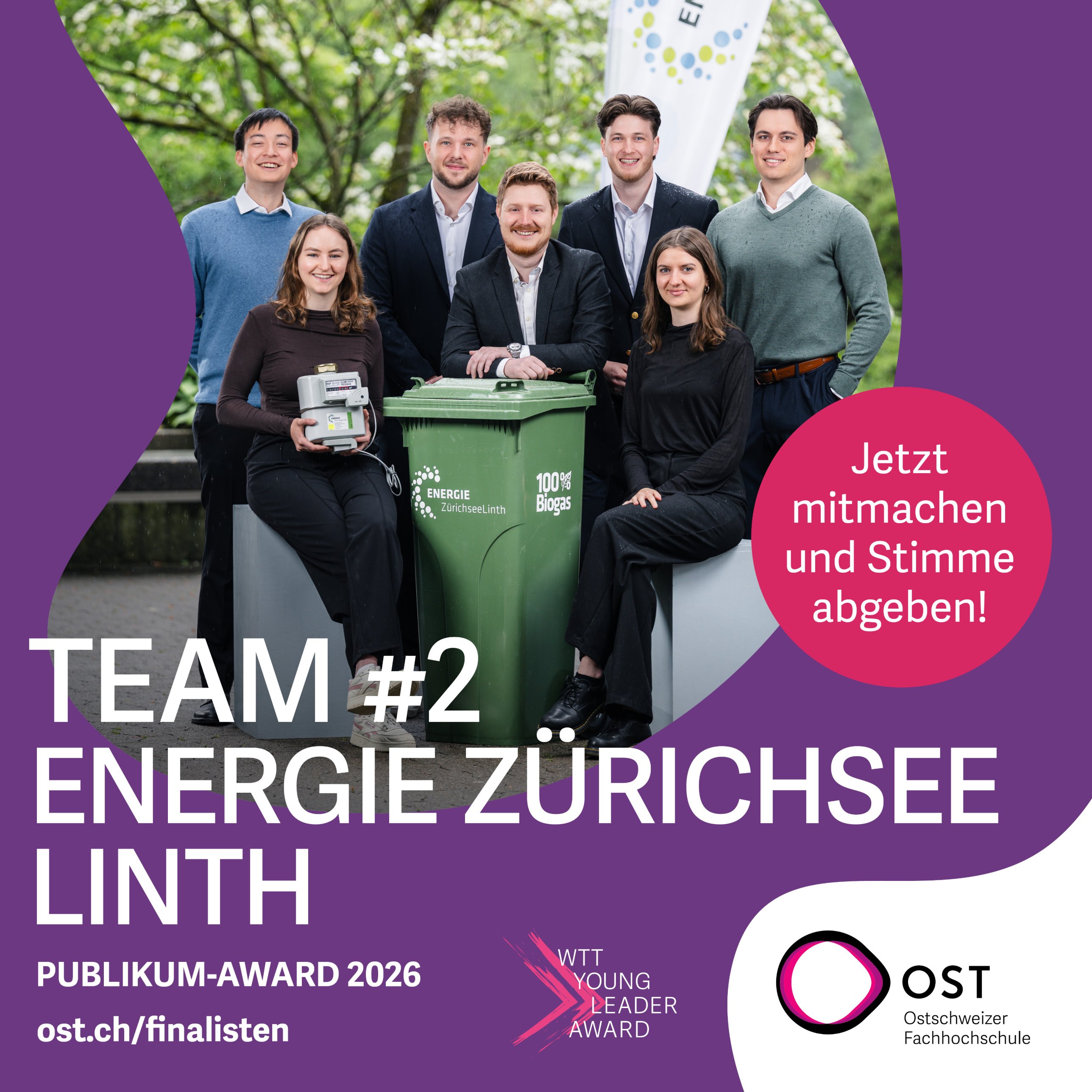 Sujet Publikum-Award Team #2 Energie Zürichsee Linth