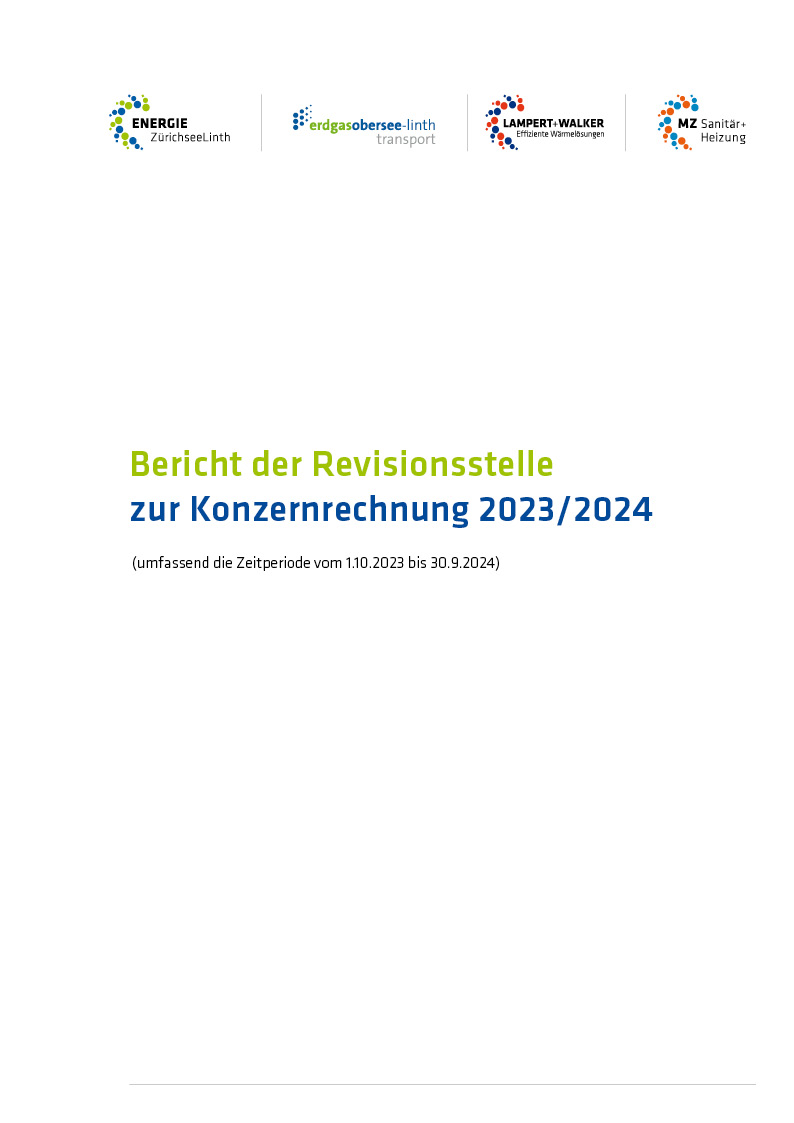 Bericht der RS Konzern